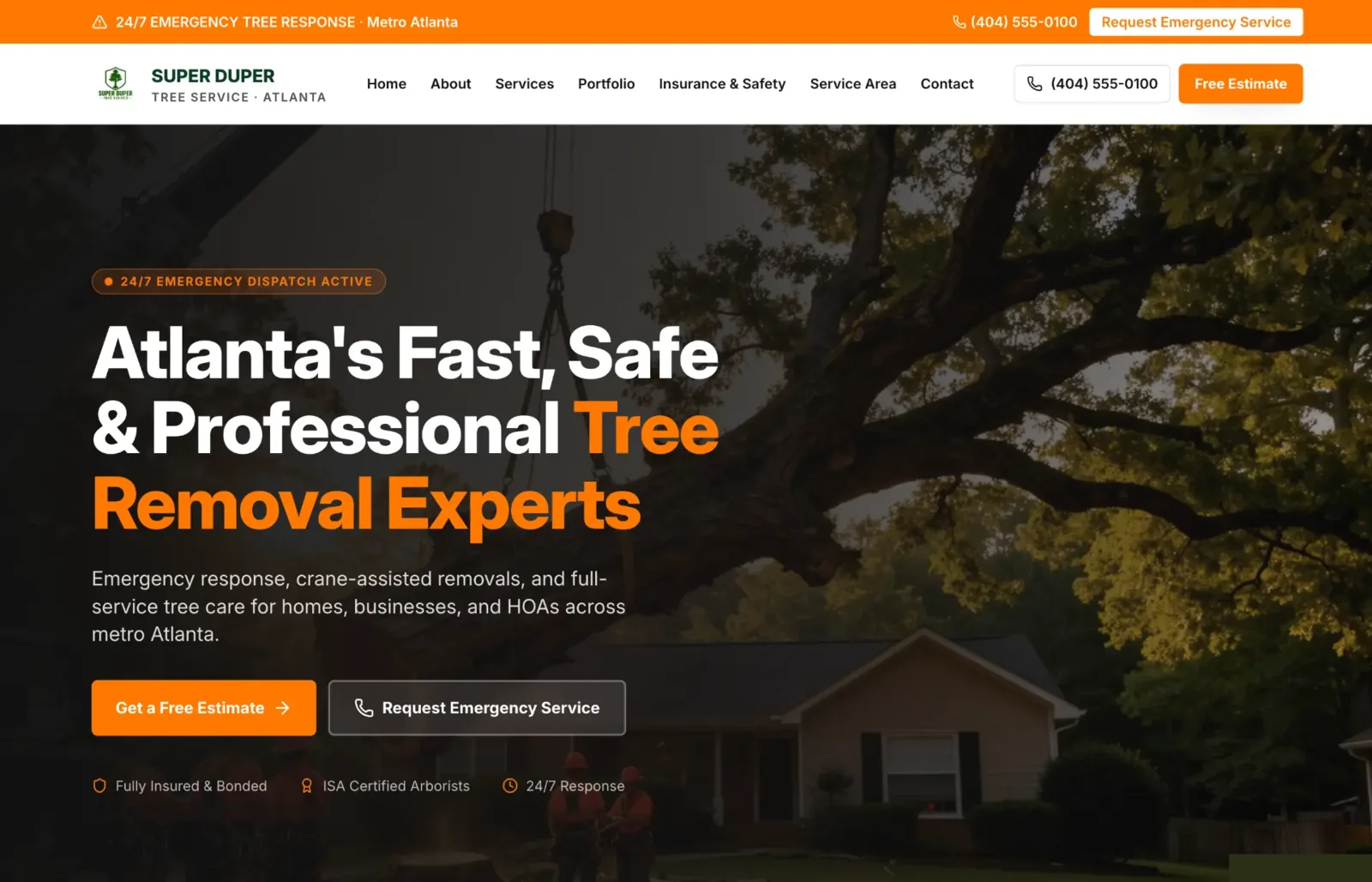 Homepage of Local Business Website Concept, local business website by AMPDmedia